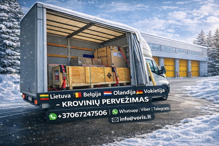  Krovinių pervežimas   Lietuva   Belgija –  Olandija – Vokietija   