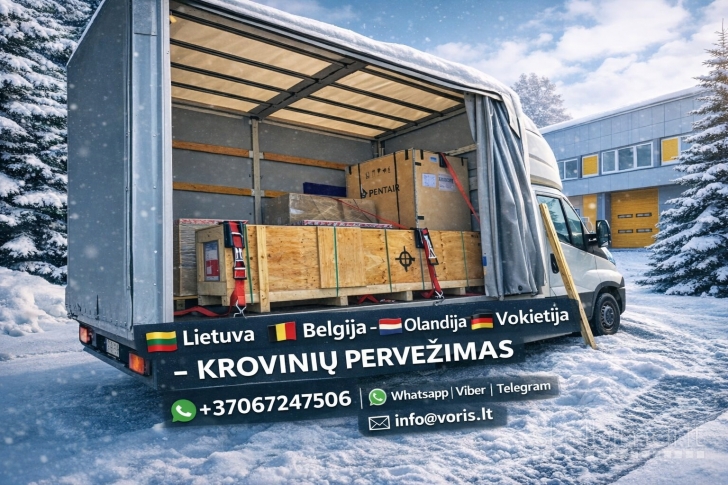 Krovinių pervežimas Lietuva Belgija – Olandija – Vokietija