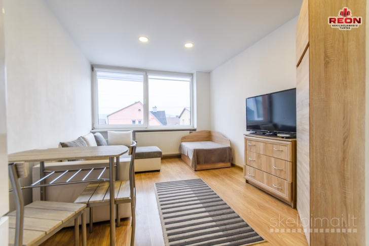 Nuomojamas tvarkingas ir šviesus 1 kambario butas Šnipiškėse