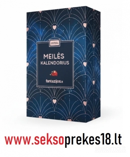 Erotinis 24 dalių rinkinys kalendorius - puiki dovana