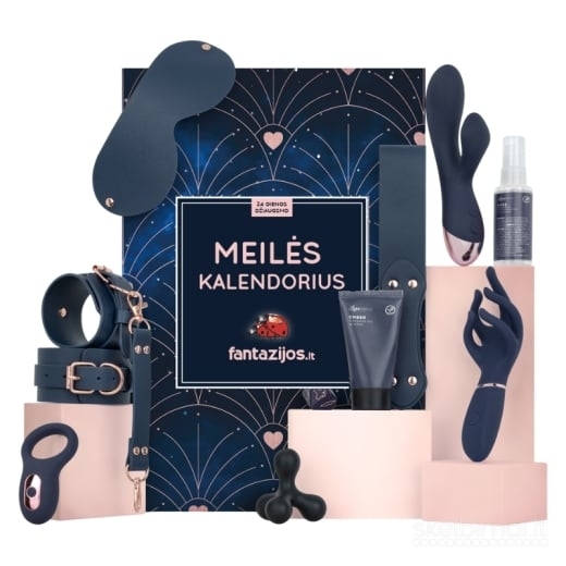 Erotinis 24 dalių rinkinys kalendorius - puiki dovana