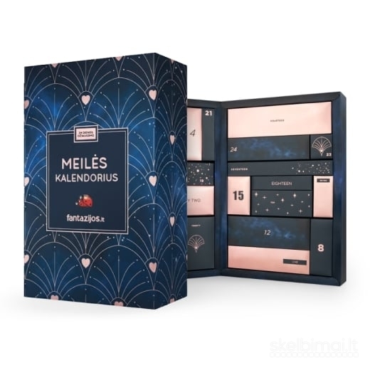 Erotinis 24 dalių rinkinys kalendorius - puiki dovana