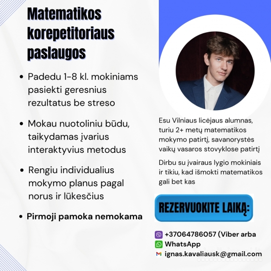Matematikos korepetitorius