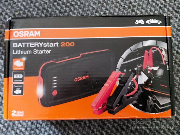 Prietaisas automobiliui užvesti Osram Starter