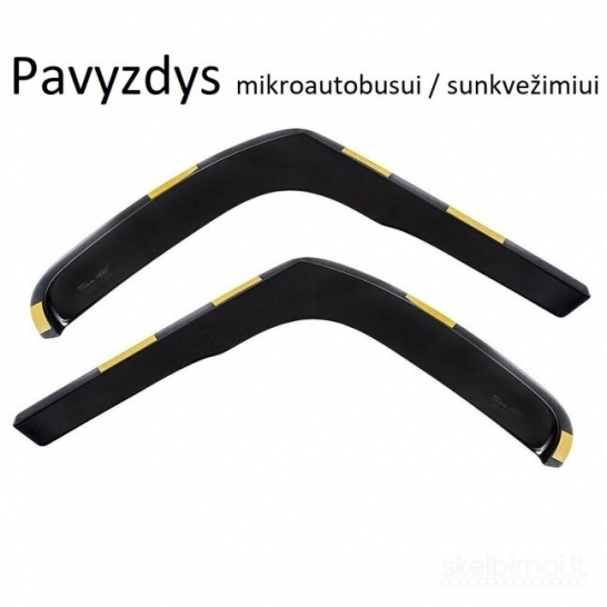 Vėjo - saulės deflektoriai ("Vetrovykai") visiems automobiliams