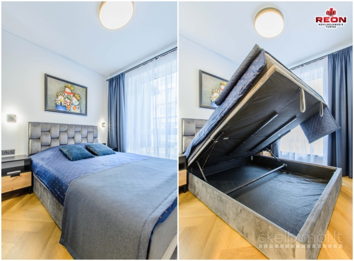 IŠNUOMOJAMAS KOKYBIŠKAI IR PATOGIAI ĮRENGTAS 2 KAMBARIŲ BUTAS.