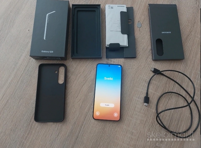 Samsung S25 5G 256GB (su 24mėn garantija)