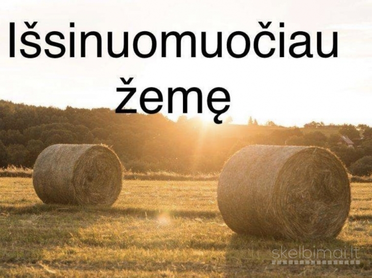 Išsinuomuočiau žemę