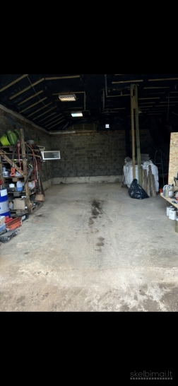 80kvadratu garazas aukstos lubos