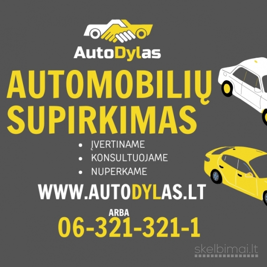 Automobilių supirkimas visoje Lietuvoje