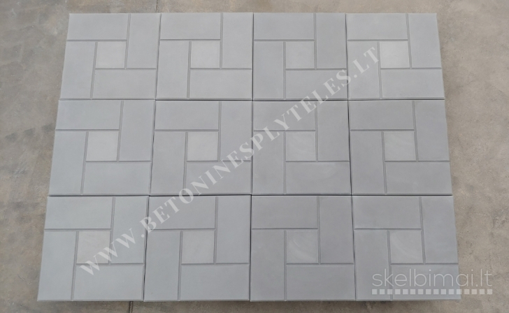 Šaligatvio plytelės, betoninės plytelės, betoninės pėdutės, borteliai.