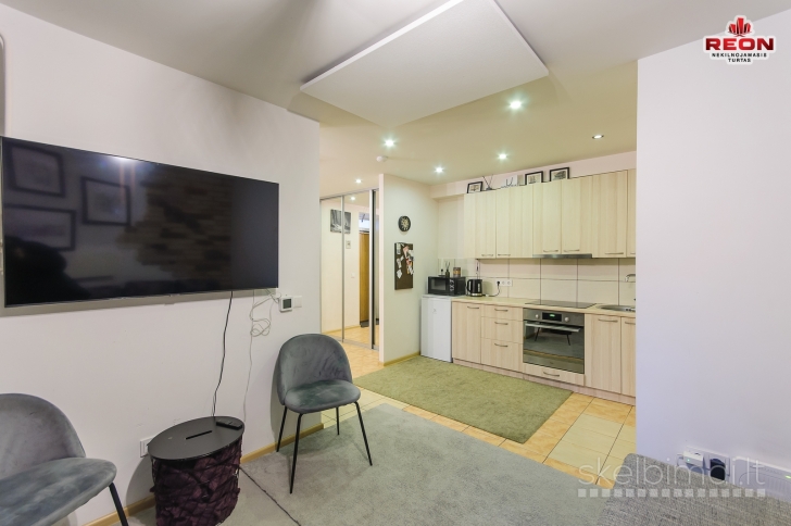 JAUKUS STUDIO TIPO BUTAS PUIKIOJE VIETOJE, SENAMIESTYJE, K. VANAGĖLIO G.