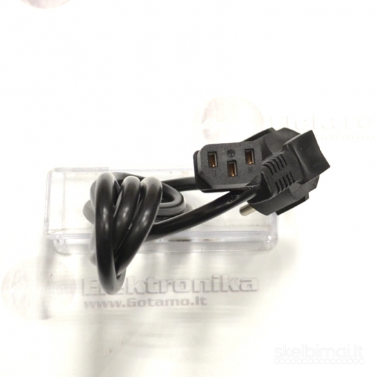 788 IEC C13 maitinimo laidas 1.5 metro (220V) WWW.GOTAMO.LT