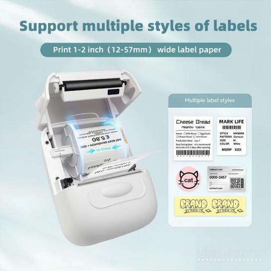 Nauji Lipnių etikečių lipdukų spausdintuvas etiketės