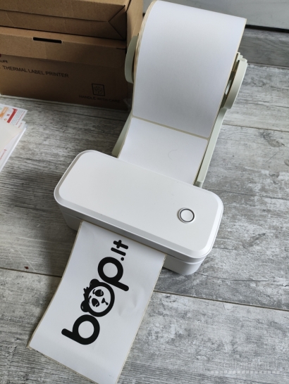 Naujas Berašalinis kurjerinių lipdukų etikečių spausdintuvas termo X4