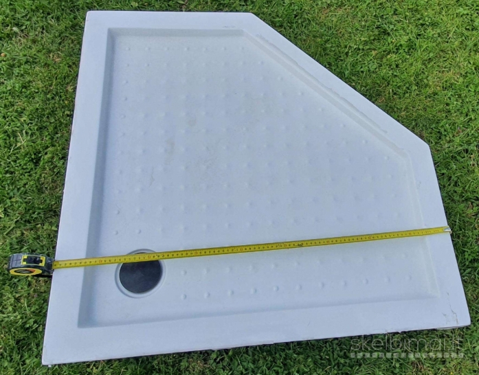 Dušo kabinos padas, kampinis 90x90cm