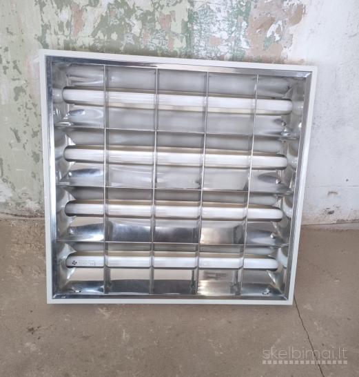 Kvadratiniai, Liuminescenciniai Šviestuvai, lempa, lempos 8vnt. 10€/vnt