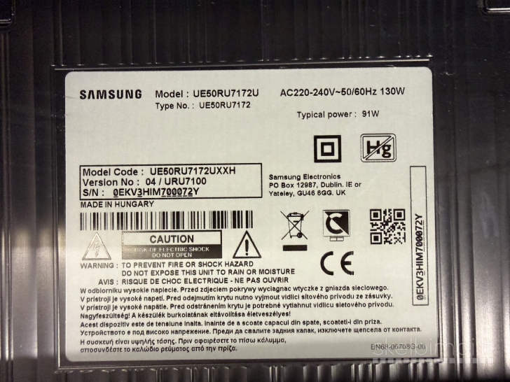 Samsung televizorius 50 coliu