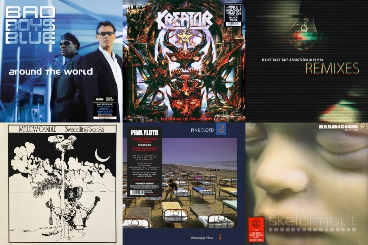 Naujos nepraplėštos plokštelės