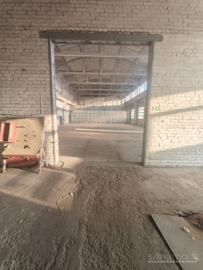 Šilutės pl. Nuomojamos 846 kv.m. ploto patalpos Sandėliavimui - Gamybai.