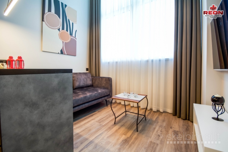 NUOMOJAMAS NAUJAS, PILNAI ĮRENGTAS LOFTAS NAUJAMIESTYJE.