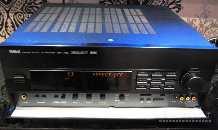YAMAHA DSP-A1092 A/V Home Cinema 7.2 channel,Hi-Fi amplifier.20kg.1997m. Naujas.