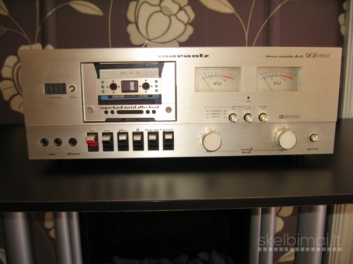 MARANTZ SD1015 stereo cassette deck. 1980m. Labai retas modelis.