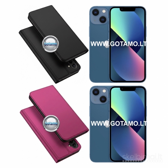 790 Ducis dėklai-knygutės Apple iPhone 13 telefonui WWW.GOTAMO.LT