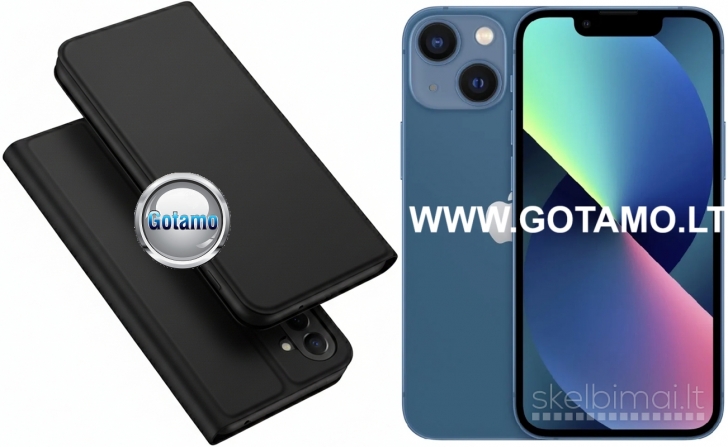 790 Ducis dėklai-knygutės Apple iPhone 13 telefonui WWW.GOTAMO.LT