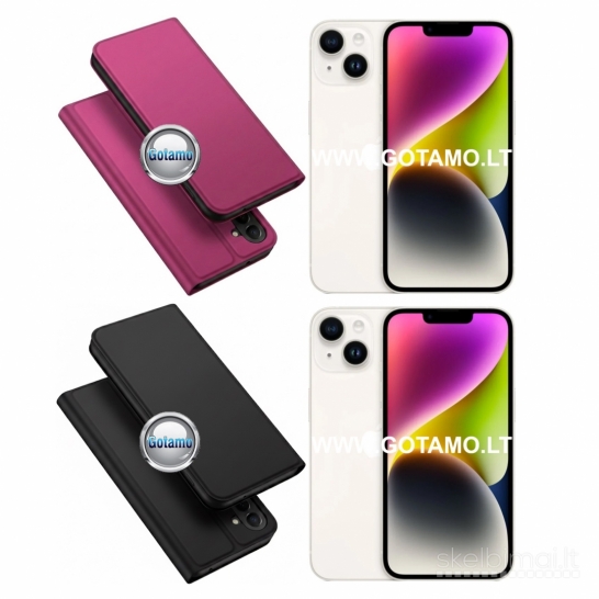 791 Ducis dėklai-knygutės Apple iPhone 14 telefonui WWW.GOTAMO.LT