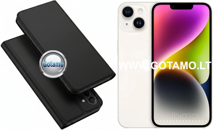 791 Ducis dėklai-knygutės Apple iPhone 14 telefonui WWW.GOTAMO.LT
