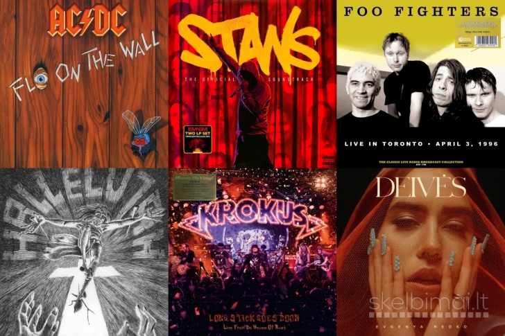 Naujos nepraplėštos plokštelės