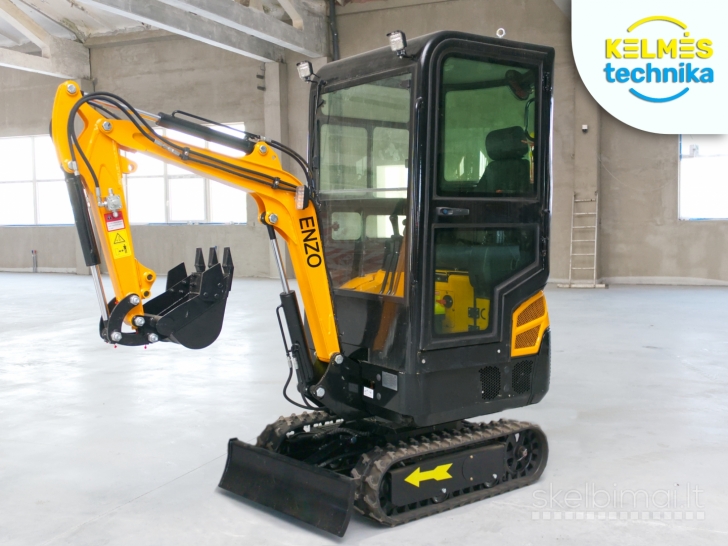 Mini Ekskavatorius Enzo Ht-15 Pro V2 Su kabina