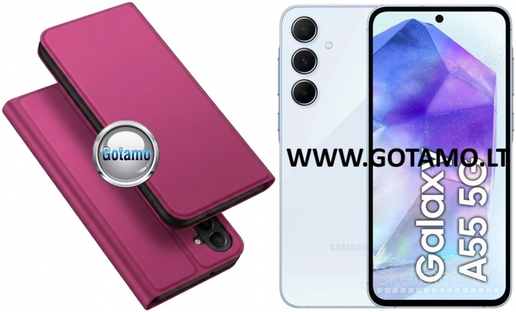 795 Ducis dėklai-knygutės Samsung Galaxy A55 telefonui WWW.GOTAMO.LT