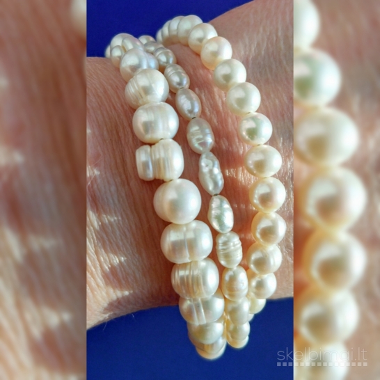 Natūralių Perlų Vėriniai, Apyrankės 