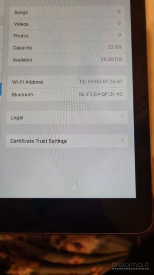 Ipad Air 1st A1474 32GB WIFI
