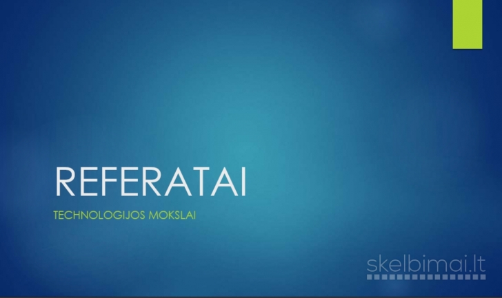 Referatai