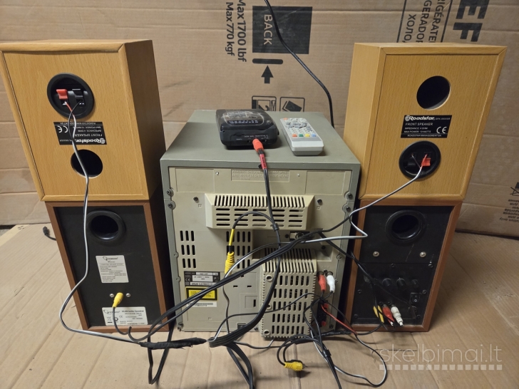 Muzikinis centras Samsung su kolonėlėm 