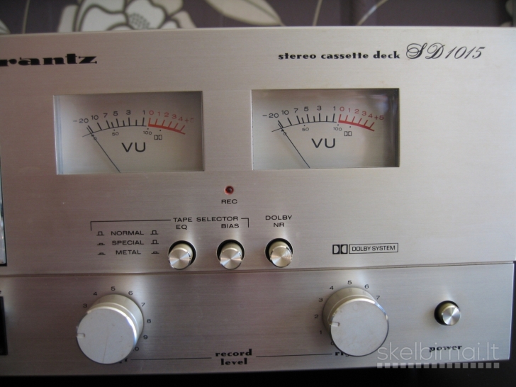 MARANTZ SD1015 stereo cassette deck. 1980m. Retas modelis.