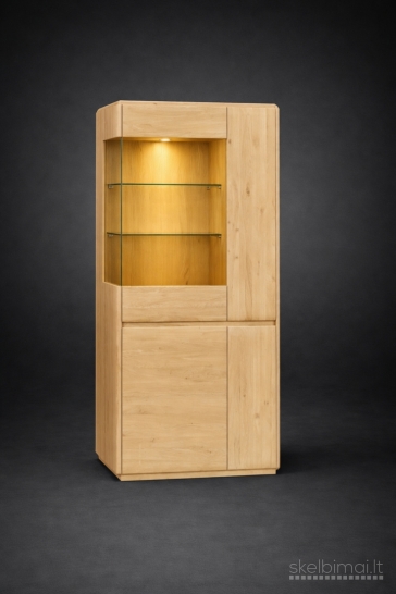 ĄŽUOLINĖS SPINTELĖS, KOMODOS, INDAUJOS-IŠPARDAVIMAS