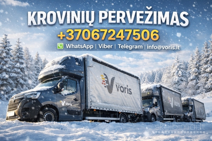 EXPRESS NUVEŽIMAS/PARVEŽIMAS LITHUANIA - EUROPE - LITHUANIA +37067247506