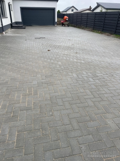 Trinkeliu klojimas 067774850 aikšteliu irengimas KLAIPEDOJE 