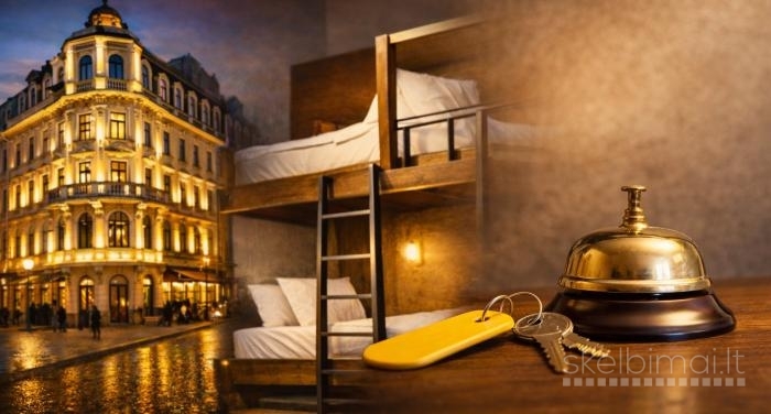 PARDUODAMAS APGYVENDINIMO PASLAUGŲ VERSLAS VILNIAUS CENTRE