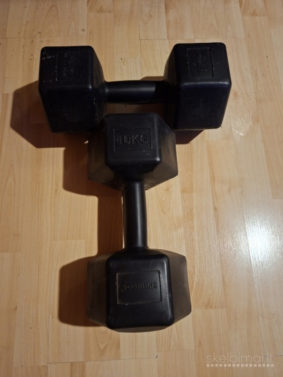 Hanteliai 2vnt. po 10kg.