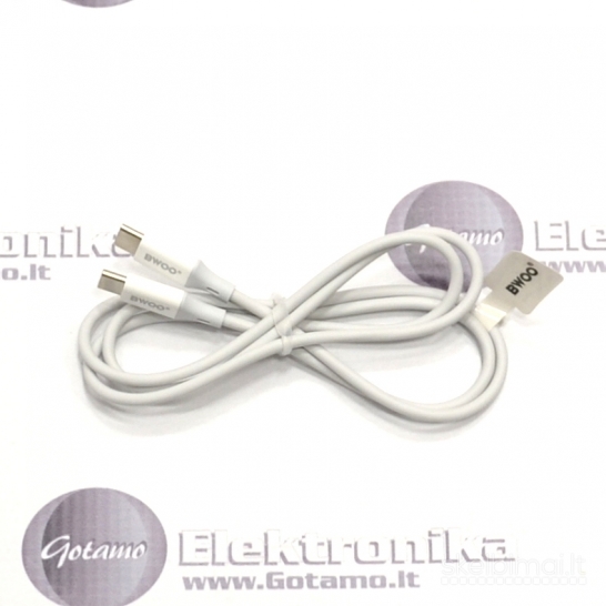 805 Type-C į Type-C laidas 1 metras 65W BWOO WWW.GOTAMO.LT