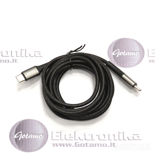 807 Type-C į Type-C laidas 2 metrai 65W BWOO WWW.GOTAMO.LT