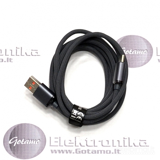 809 Type-C laidas 1 metras 6A 100W Baseus WWW.GOTAMO.LT