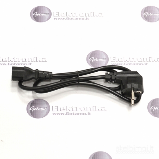 810 IEC C13 maitinimo laidas 1 metras (220V) WWW.GOTAMO.LT