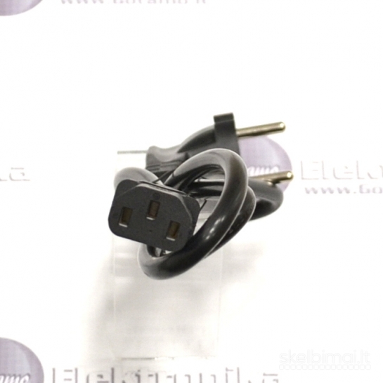 810 IEC C13 maitinimo laidas 1 metras (220V) WWW.GOTAMO.LT