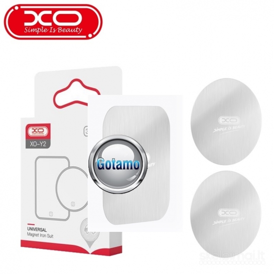 811 Metalinių plokštelių magnetiniams telefonų laikikliams rinkinys XO 3 vnt